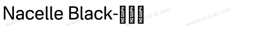 Nacelle Black字体转换